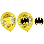 Batman Heroes Unite Latex Balloon Deco Kit 6ct