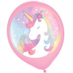 Enchanted Unicorn 12n Latex Balloons 5ct