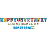 Super Mario Brothers Personalized Jumbo Letter Banner Kit 2pc/set
