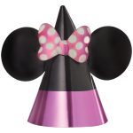 Minnie Mouse Forever Cone Hats 8ct