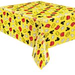 Mickey Mouse Plastic Table Cover 54in x 84in