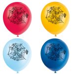 8 Pack- 12" Spider-Man Latex Balloons