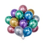 50 Pack- 5" Chrome Latex Balloon
