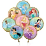 8 Pack-Disney Princess Balloon Bouquet