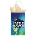 Battle Royal Printed Paper Kraft Bag, 8ct, 8"x5"x3"