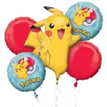 5 Pack-Pokemon Foil Balloon Bouquet