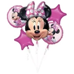 5 Pack-Minnie Mouse Balloon Bouquet