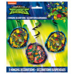 Rise of the TMNT 26" Hanging Swirl Decorations, 3ct