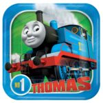 Thomas All Aboard 7" Square Plates, 8ct