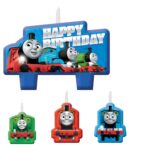 Thomas All Aboard Birthday Candle Set, 4pc/Set