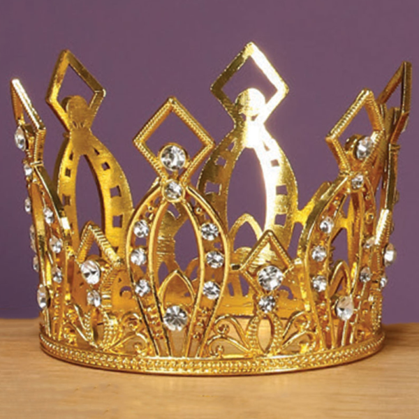 Alloy Crown with Rhinestones